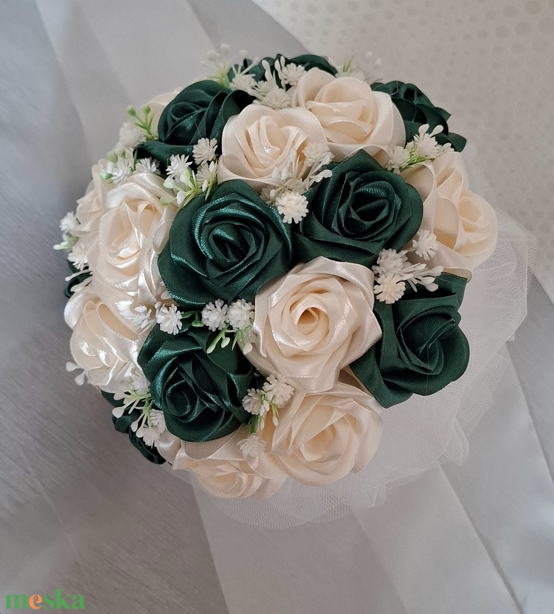 Örökcsokor - esküvő - menyasszonyi- és dobócsokor - Meska.hu
