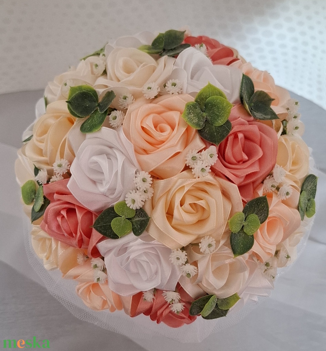 Örökcsokor - esküvő - menyasszonyi- és dobócsokor - Meska.hu