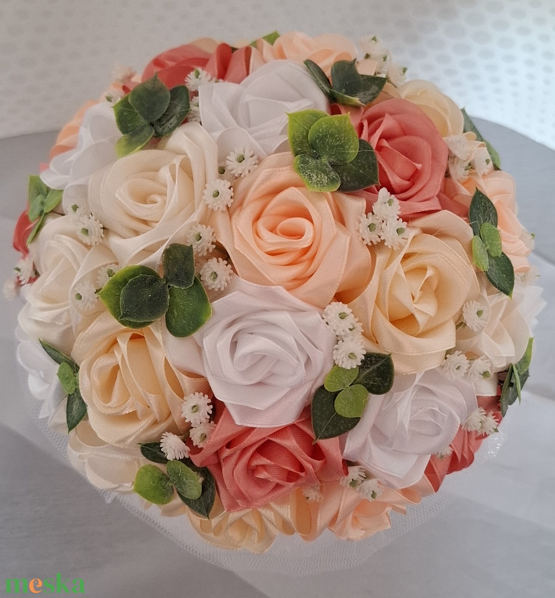 Örökcsokor - esküvő - menyasszonyi- és dobócsokor - Meska.hu