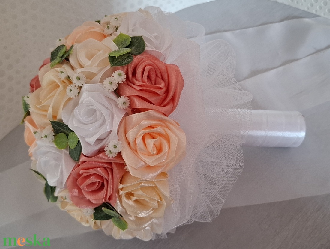 Örökcsokor - esküvő - menyasszonyi- és dobócsokor - Meska.hu