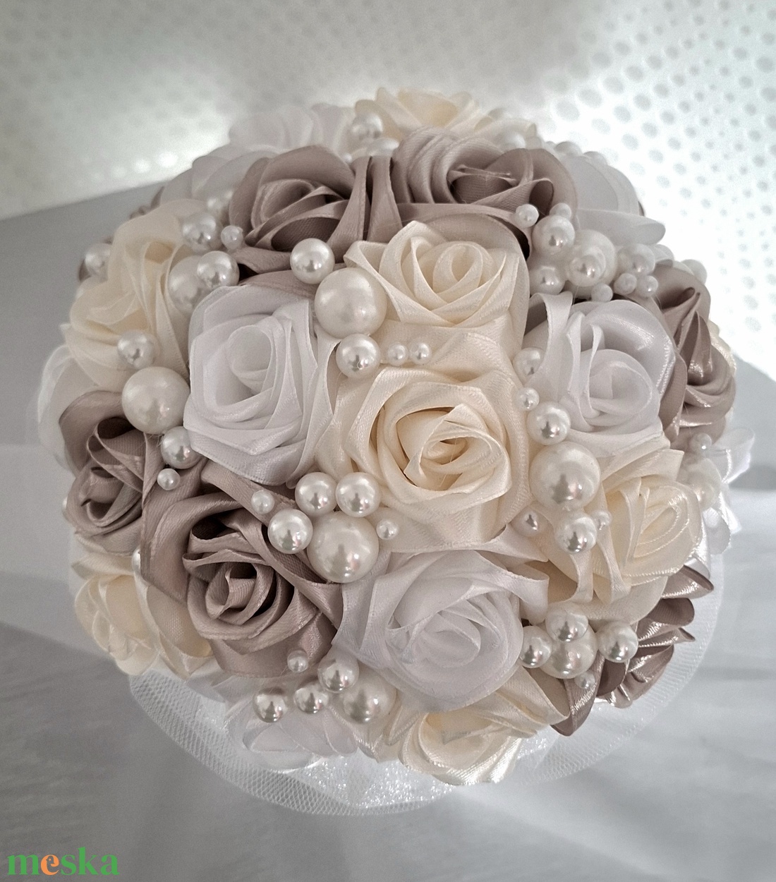 Örökcsokor - esküvő - menyasszonyi- és dobócsokor - Meska.hu