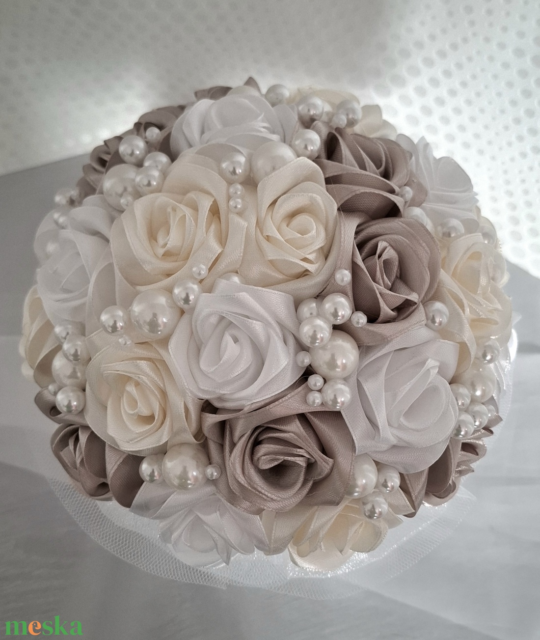 Örökcsokor - esküvő - menyasszonyi- és dobócsokor - Meska.hu