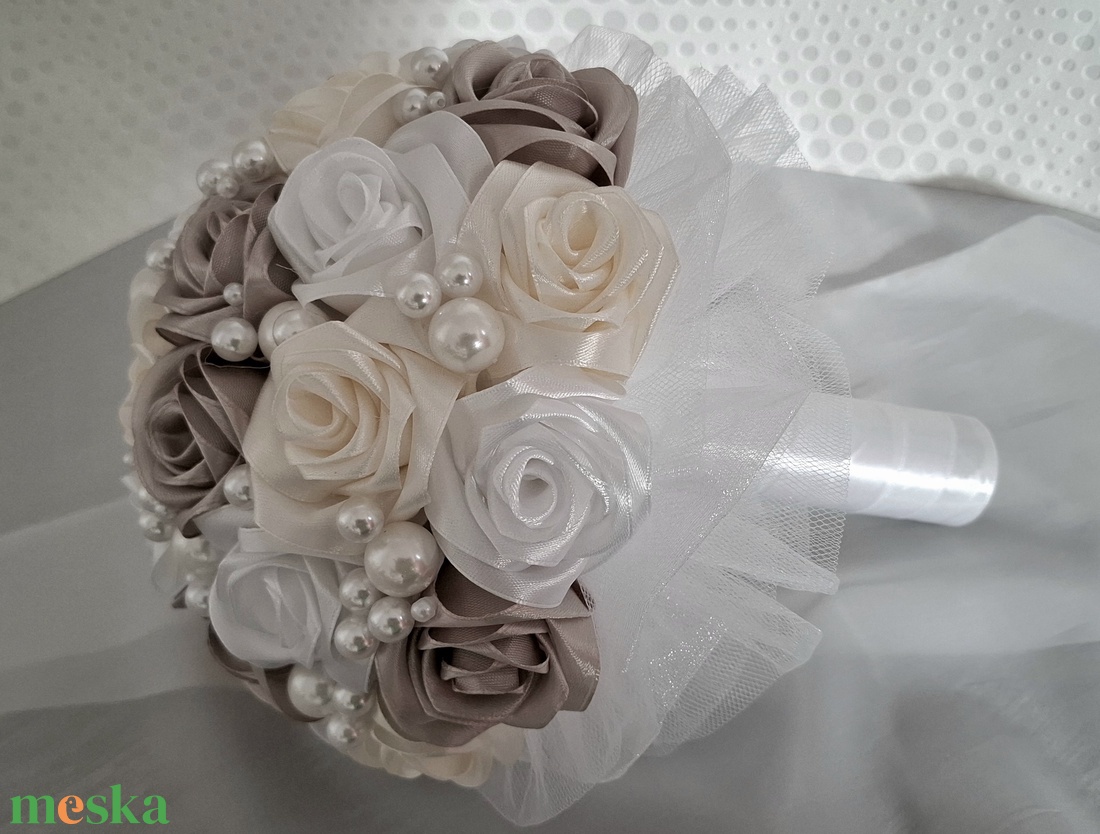Örökcsokor - esküvő - menyasszonyi- és dobócsokor - Meska.hu
