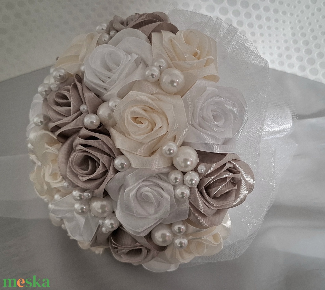 Örökcsokor - esküvő - menyasszonyi- és dobócsokor - Meska.hu