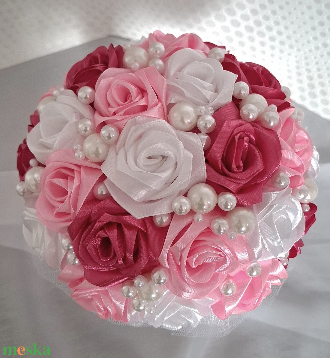 Örökcsokor - esküvő - menyasszonyi- és dobócsokor - Meska.hu