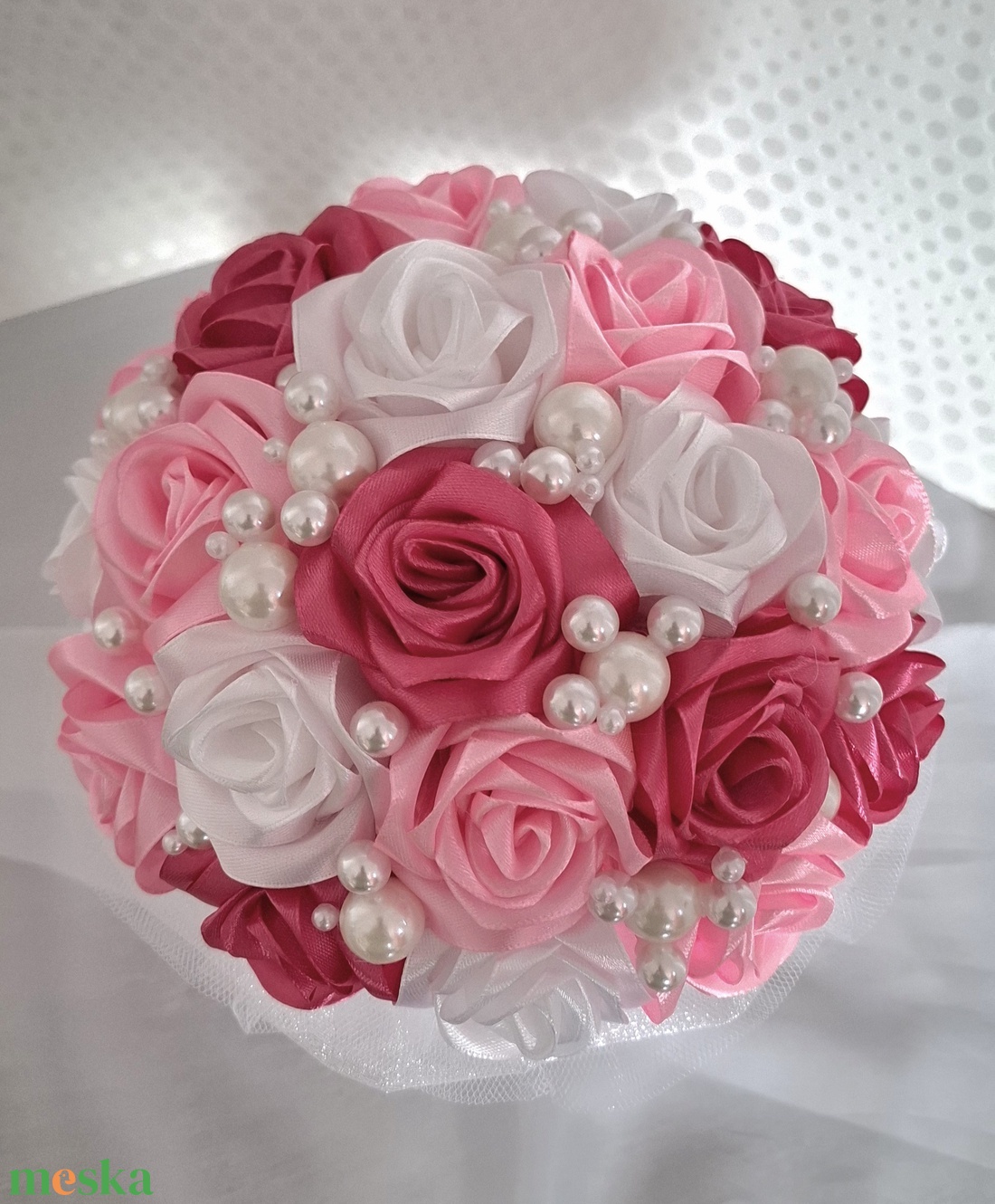 Örökcsokor - esküvő - menyasszonyi- és dobócsokor - Meska.hu