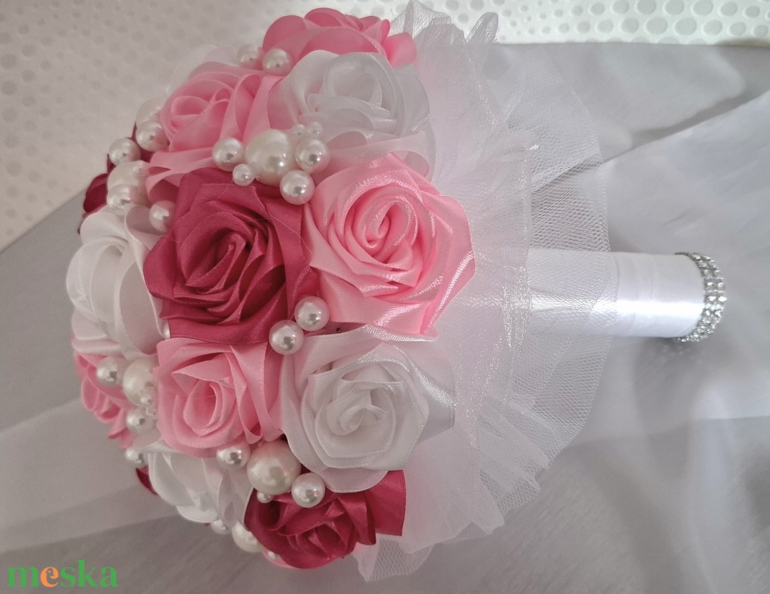 Örökcsokor - esküvő - menyasszonyi- és dobócsokor - Meska.hu