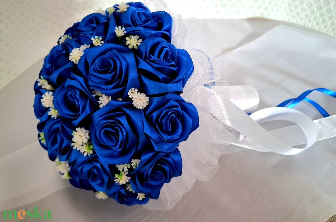 Örökcsokor - esküvő - menyasszonyi- és dobócsokor - Meska.hu