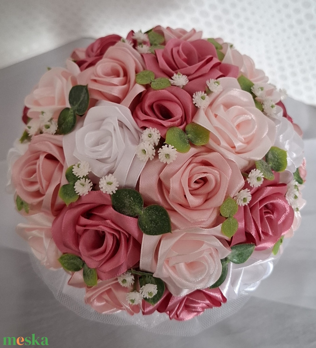 Örökcsokor - esküvő - menyasszonyi- és dobócsokor - Meska.hu