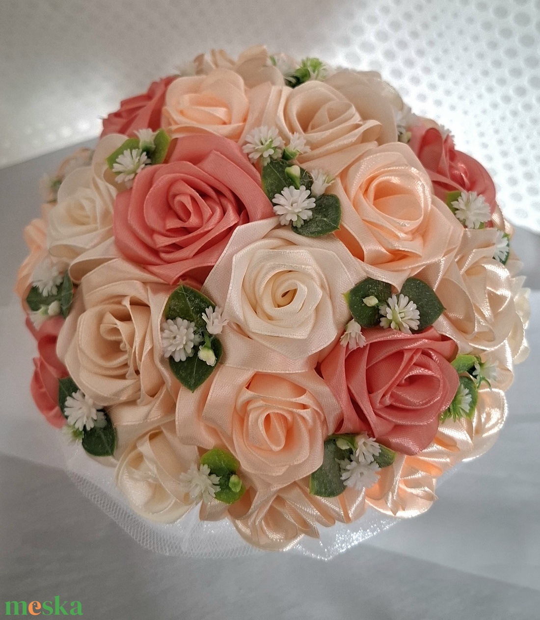 Örökcsokor - esküvő - menyasszonyi- és dobócsokor - Meska.hu