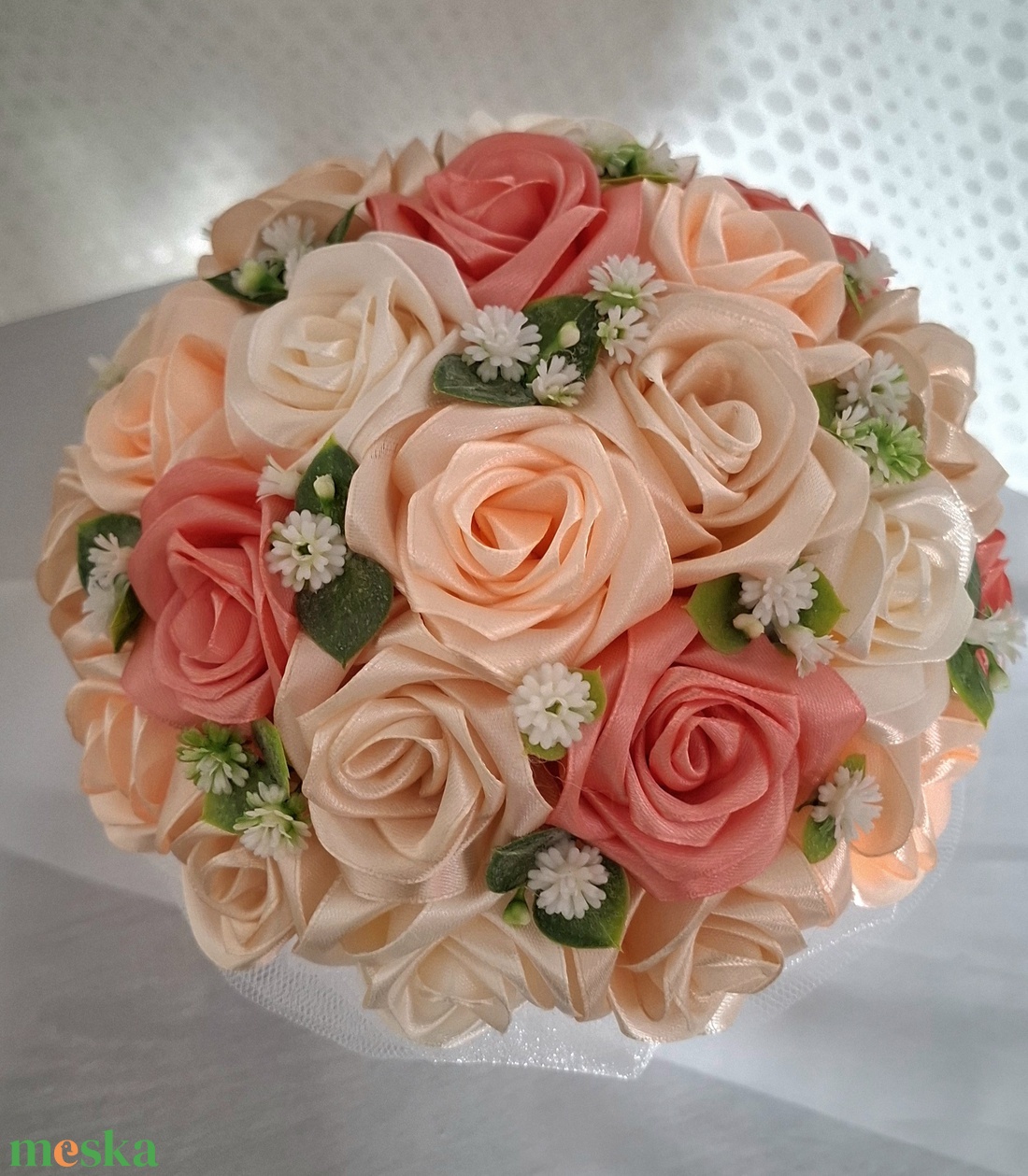 Örökcsokor - esküvő - menyasszonyi- és dobócsokor - Meska.hu