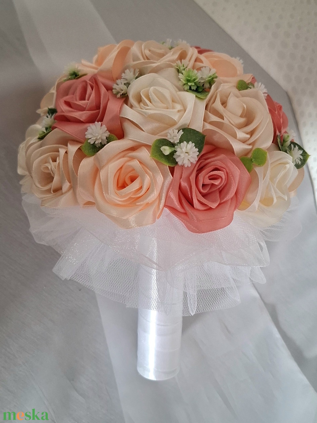 Örökcsokor - esküvő - menyasszonyi- és dobócsokor - Meska.hu