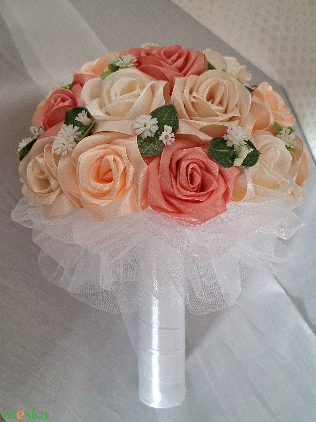 Örökcsokor - esküvő - menyasszonyi- és dobócsokor - Meska.hu