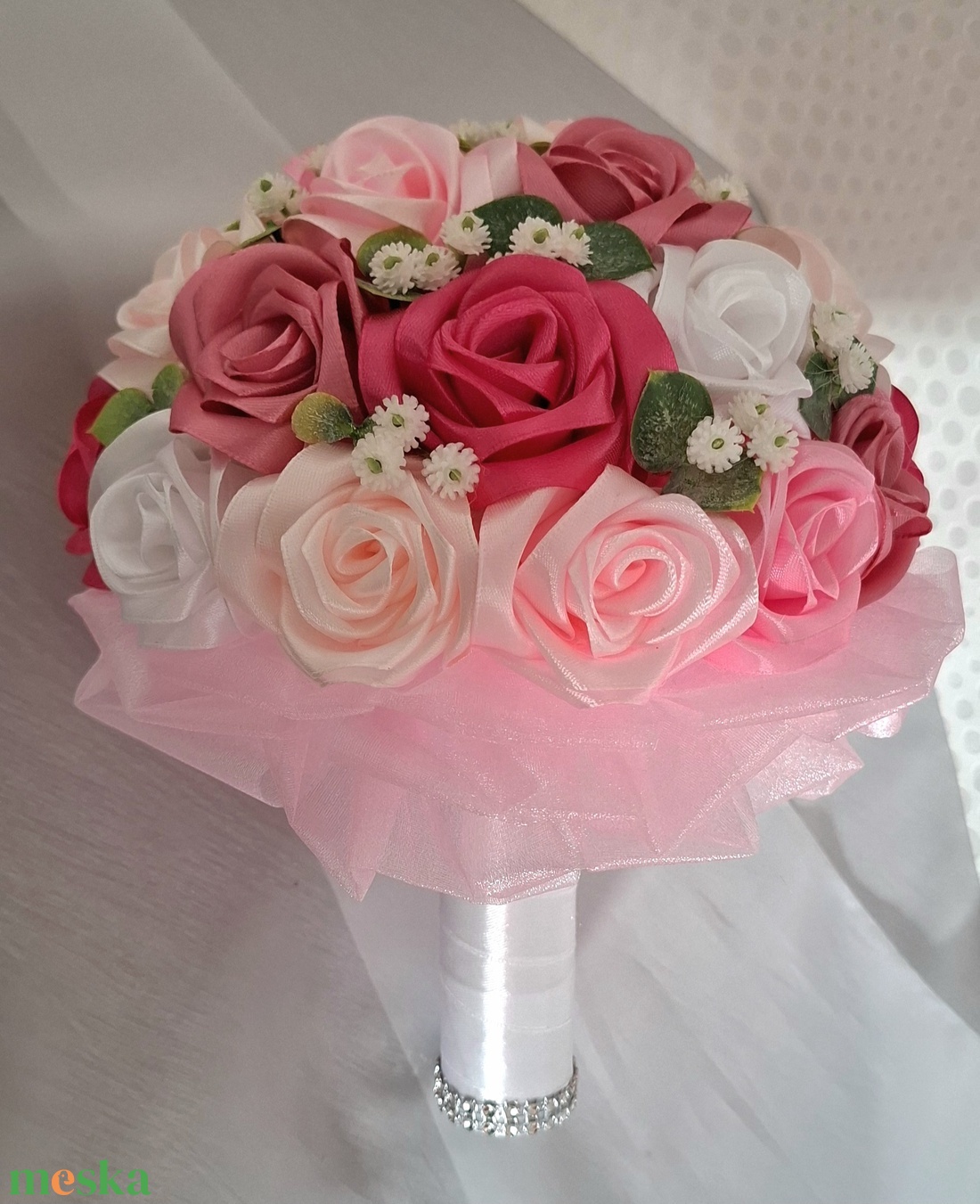 Örökcsokor - esküvő - menyasszonyi- és dobócsokor - Meska.hu