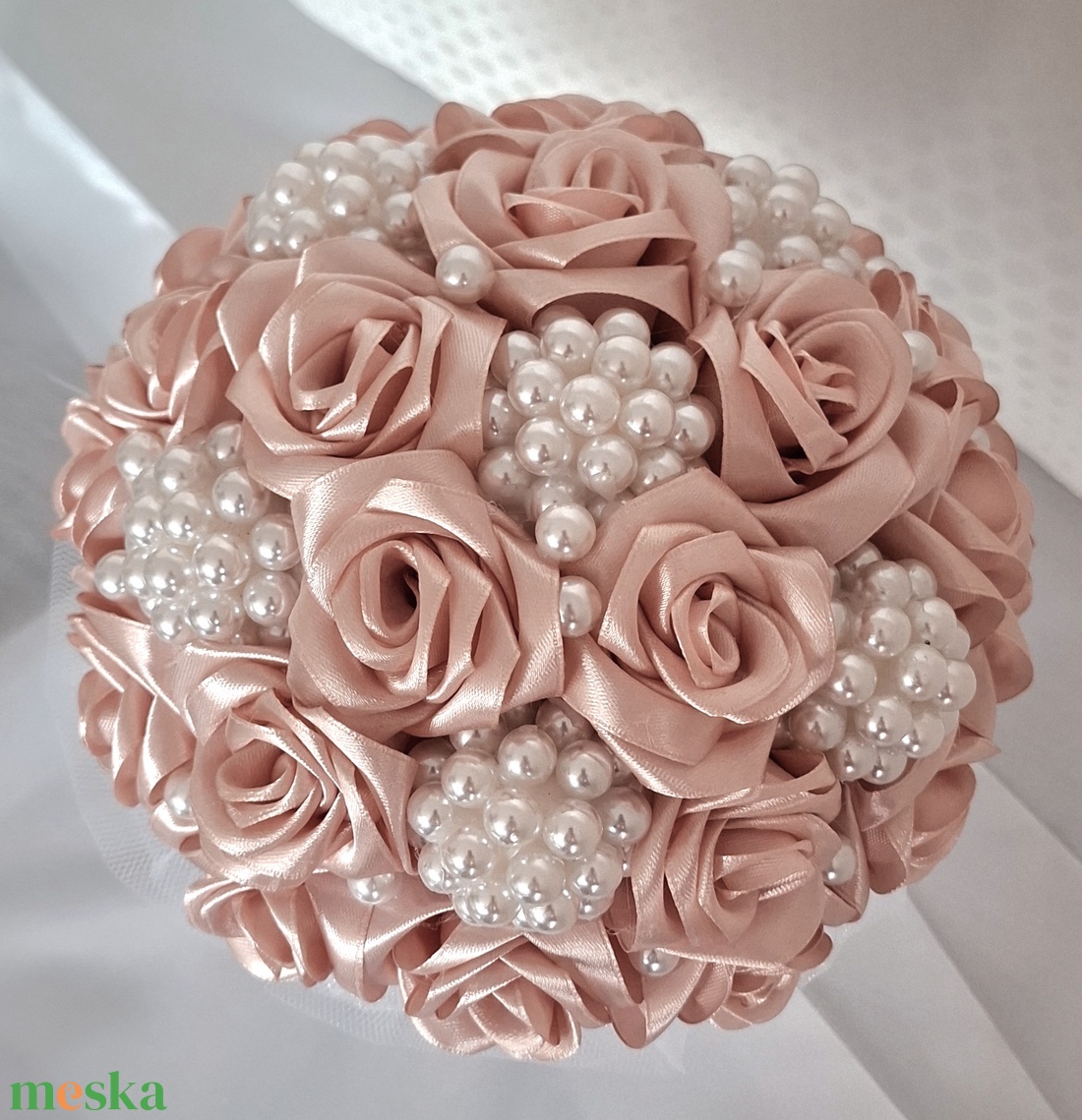 Örökcsokor - esküvő - menyasszonyi- és dobócsokor - Meska.hu