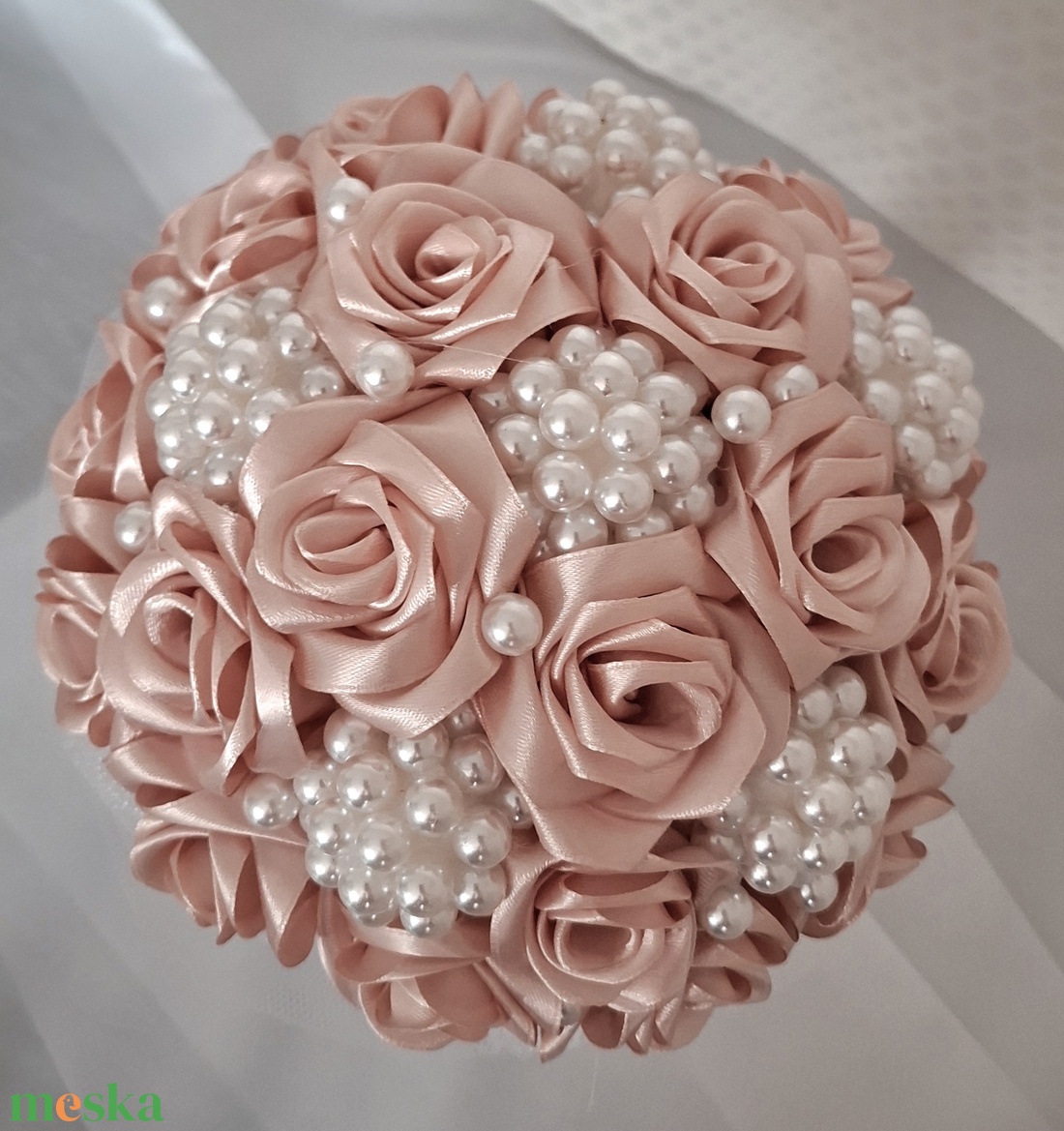 Örökcsokor - esküvő - menyasszonyi- és dobócsokor - Meska.hu