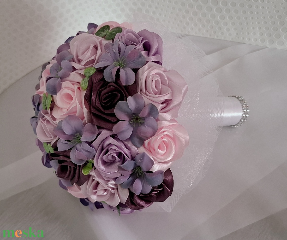 Örökcsokor - esküvő - menyasszonyi- és dobócsokor - Meska.hu