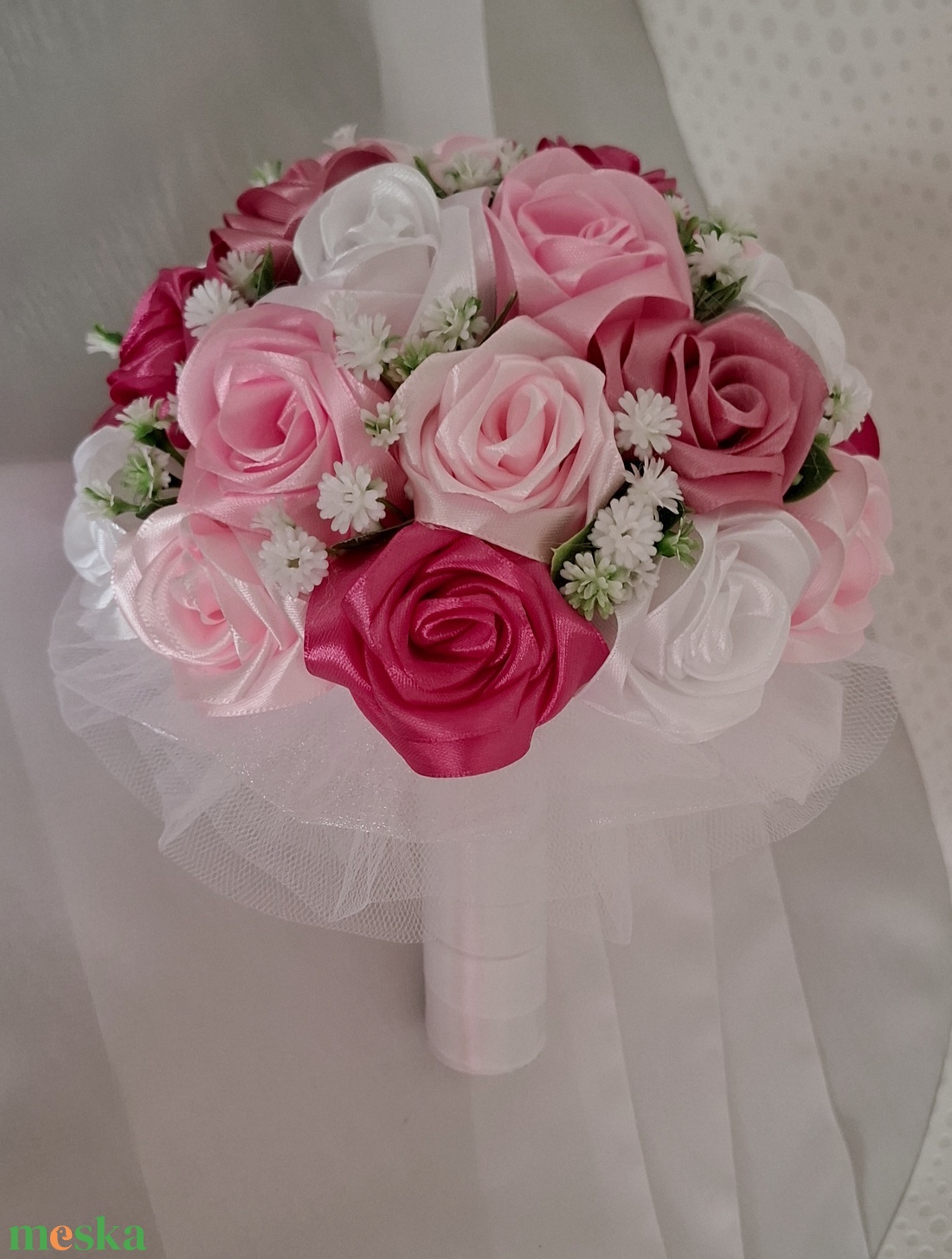 Örökcsokor - esküvő - menyasszonyi- és dobócsokor - Meska.hu