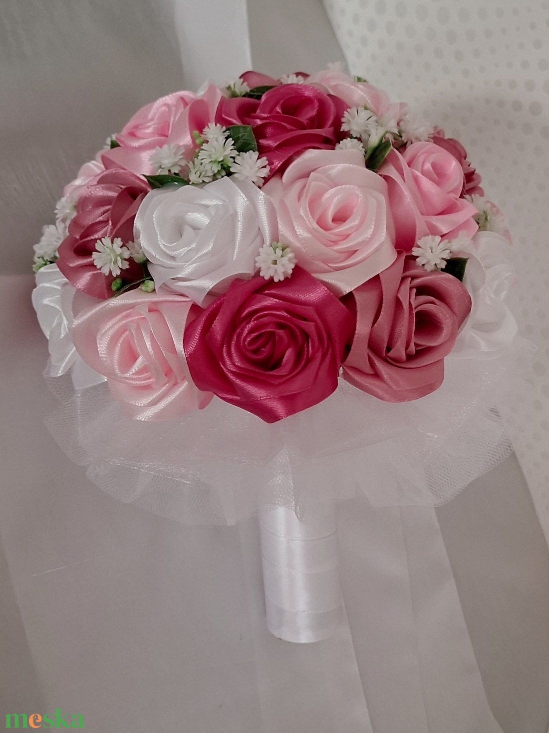 Örökcsokor - esküvő - menyasszonyi- és dobócsokor - Meska.hu