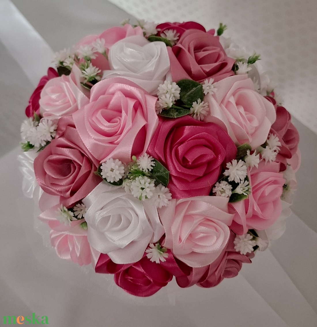 Örökcsokor - esküvő - menyasszonyi- és dobócsokor - Meska.hu