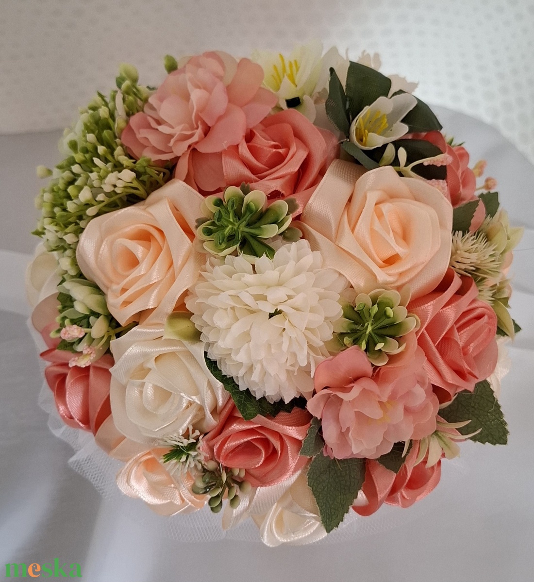 Örökcsokor - esküvő - menyasszonyi- és dobócsokor - Meska.hu