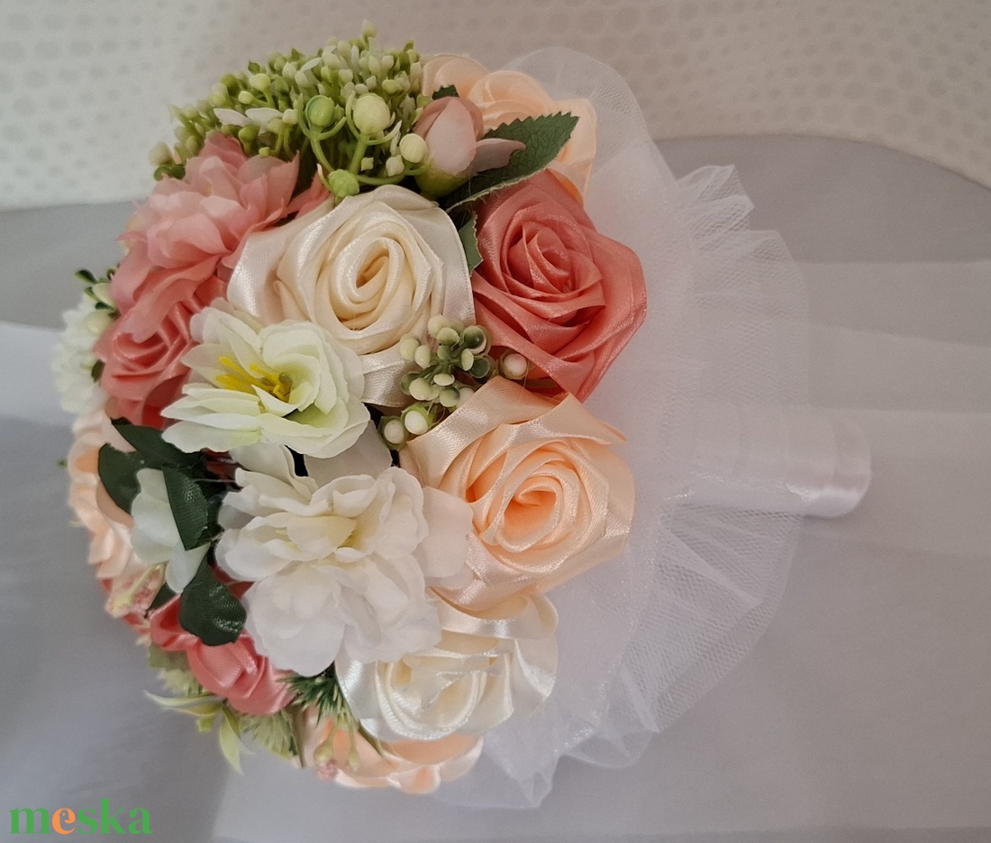 Örökcsokor - esküvő - menyasszonyi- és dobócsokor - Meska.hu