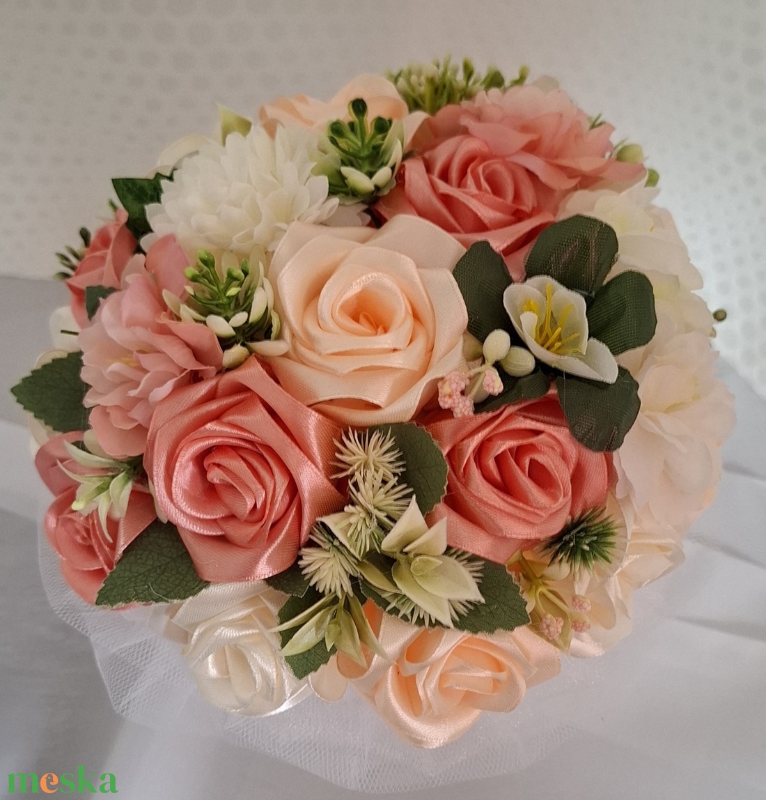 Örökcsokor - esküvő - menyasszonyi- és dobócsokor - Meska.hu