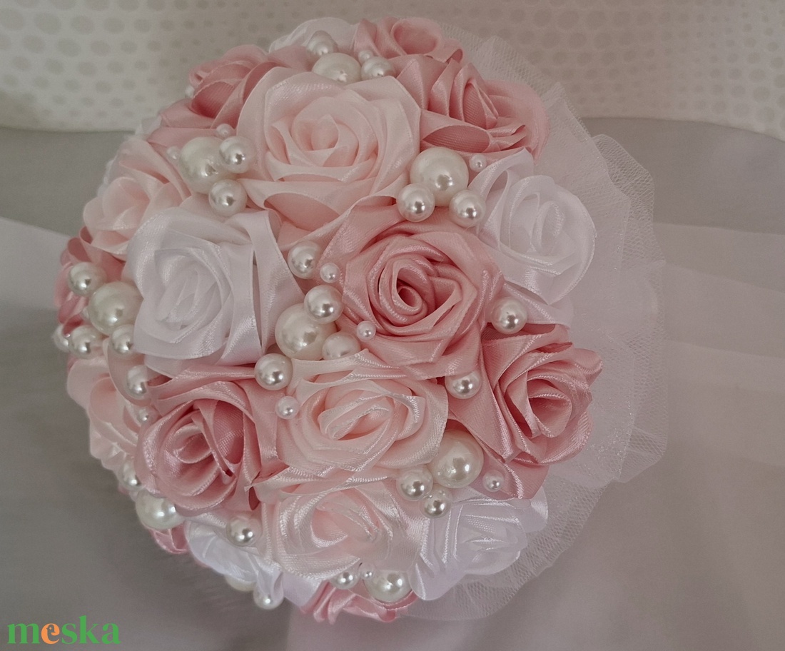 Örökcsokor - esküvő - menyasszonyi- és dobócsokor - Meska.hu