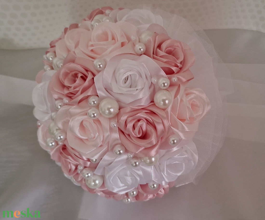 Örökcsokor - esküvő - menyasszonyi- és dobócsokor - Meska.hu