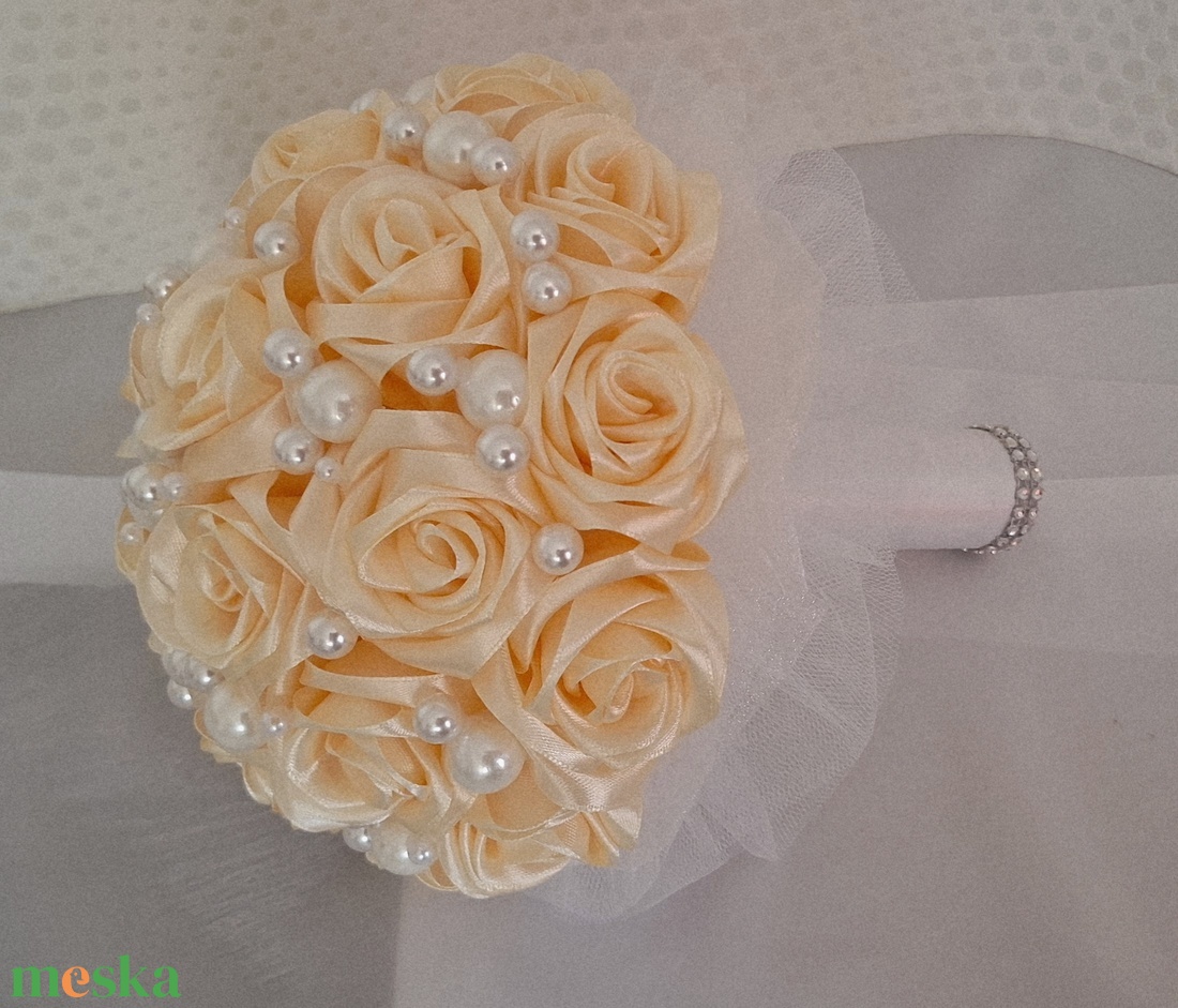 Örökcsokor - esküvő - menyasszonyi- és dobócsokor - Meska.hu