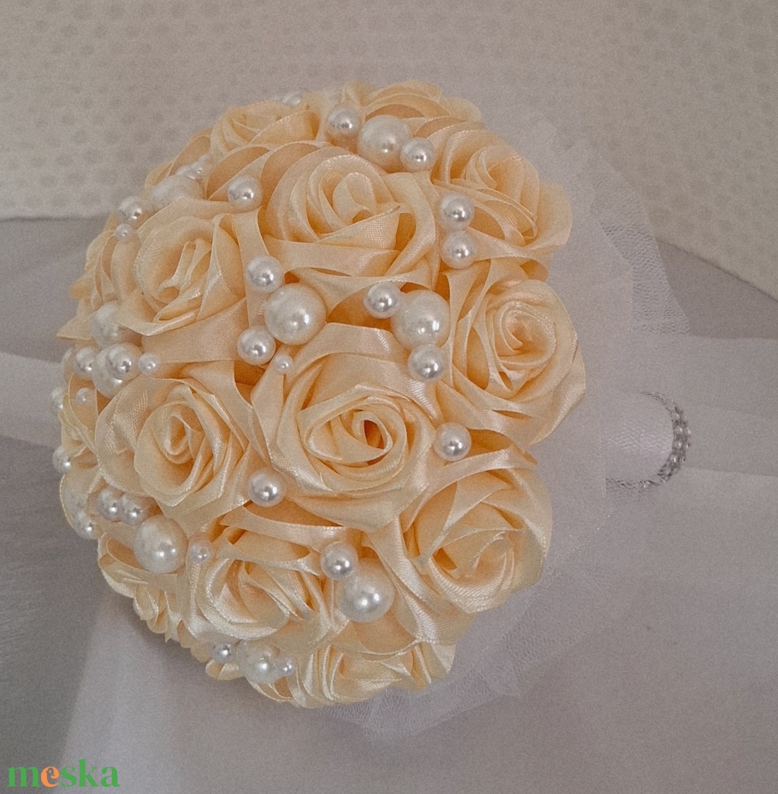 Örökcsokor - esküvő - menyasszonyi- és dobócsokor - Meska.hu