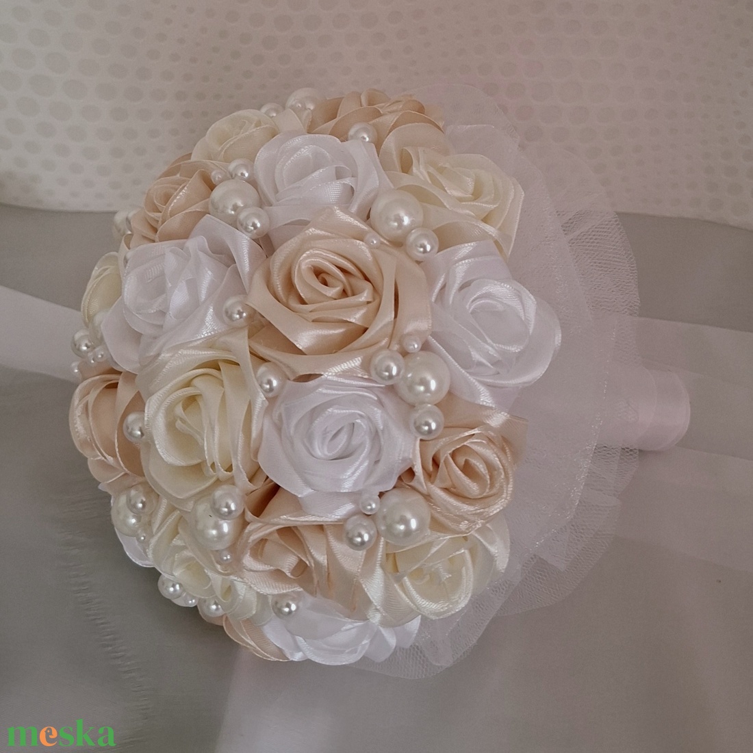 Örökcsokor - esküvő - menyasszonyi- és dobócsokor - Meska.hu