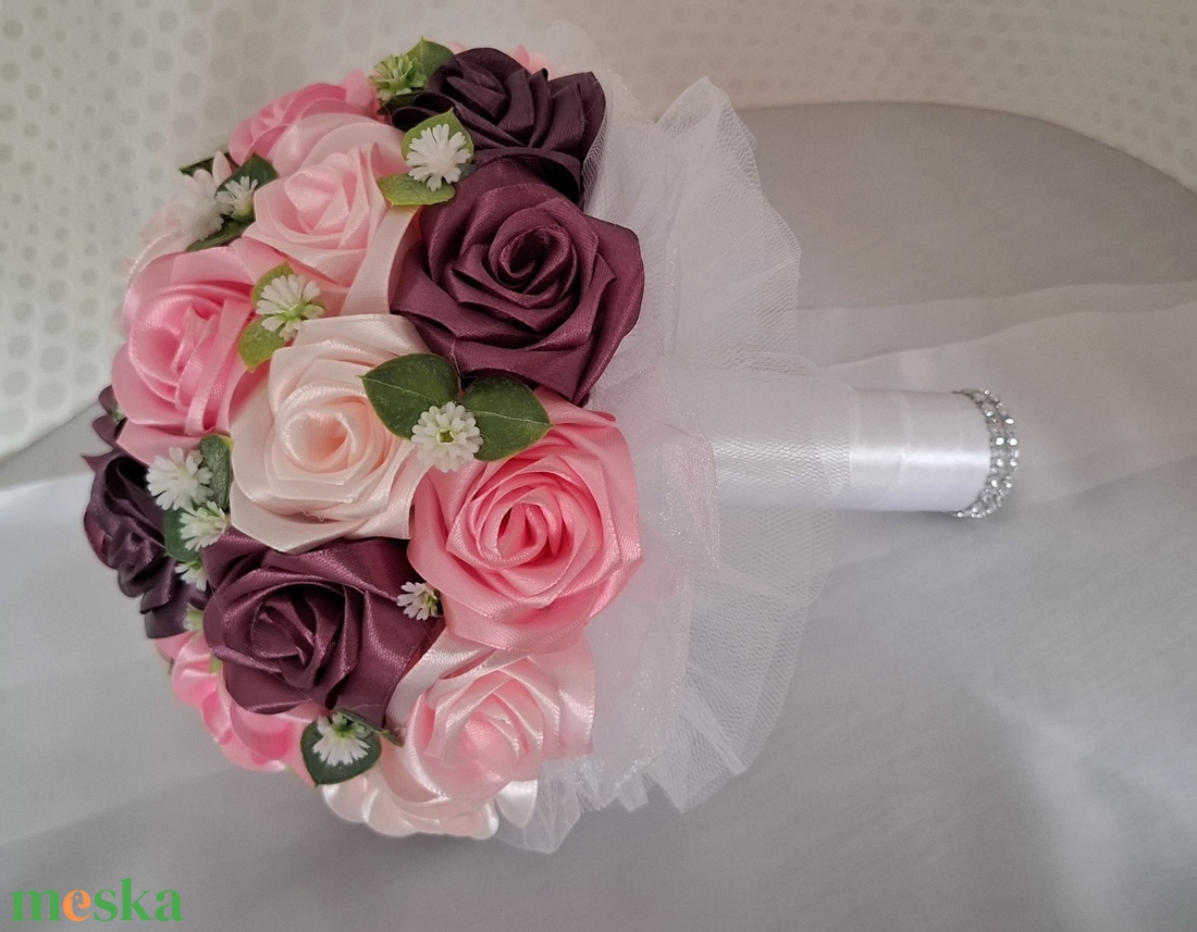 Örökcsokor - esküvő - menyasszonyi- és dobócsokor - Meska.hu
