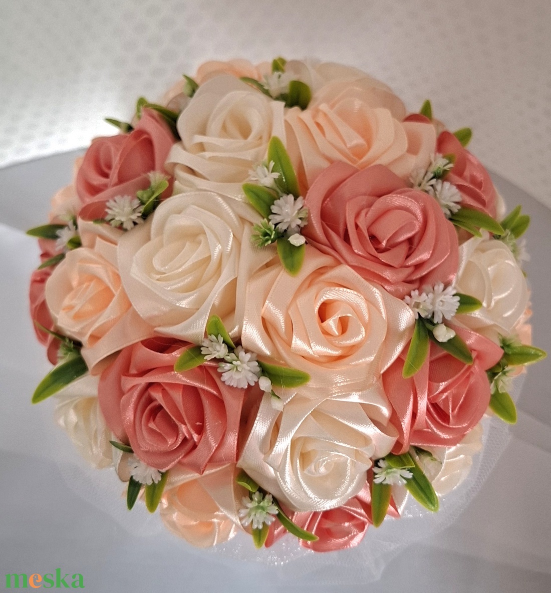 Örökcsokor - esküvő - menyasszonyi- és dobócsokor - Meska.hu