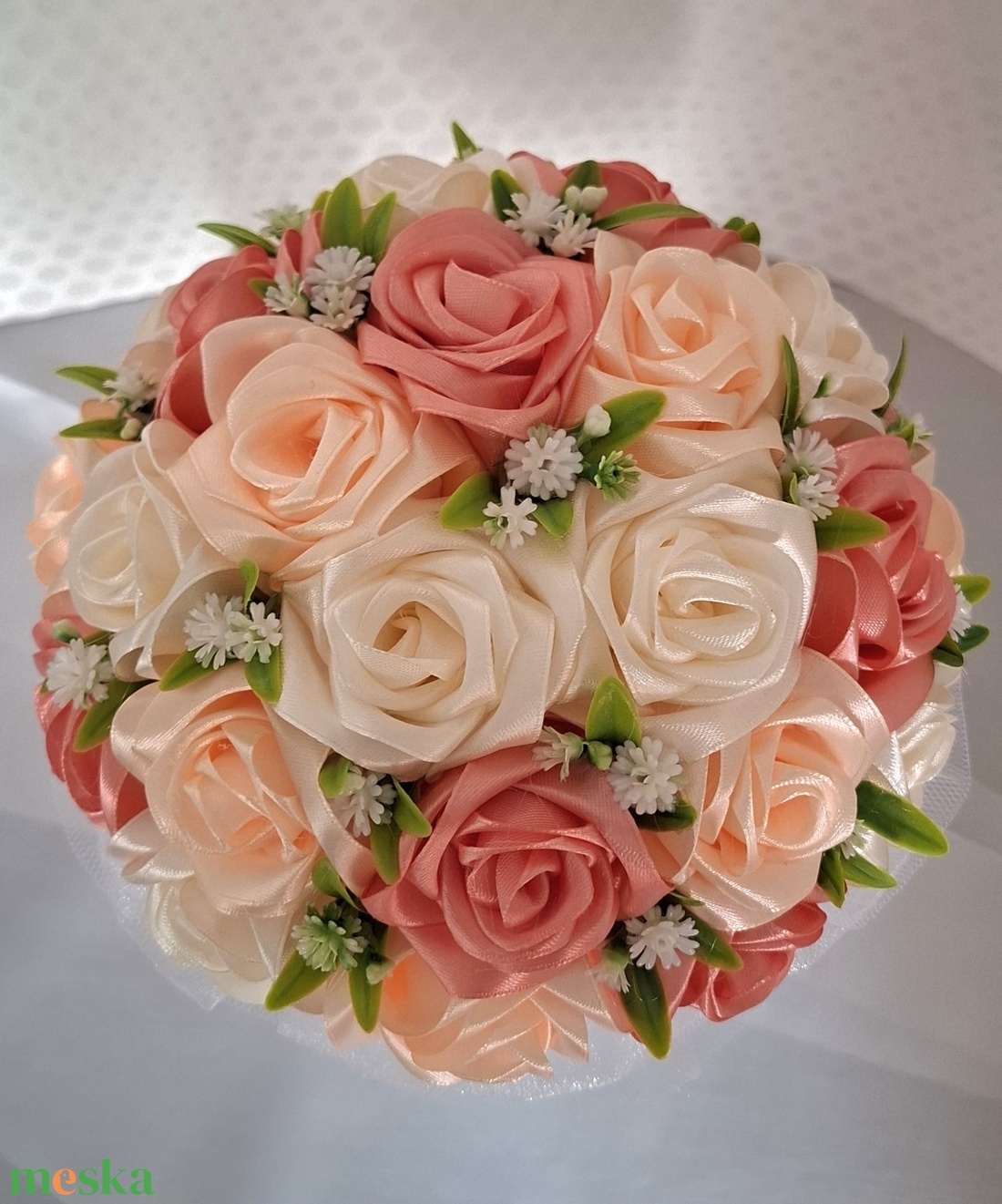 Örökcsokor - esküvő - menyasszonyi- és dobócsokor - Meska.hu