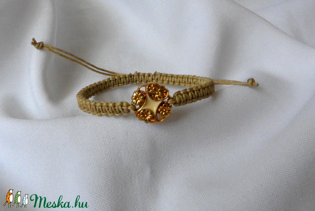 Vintage karkötő - ékszer - karkötő - fonott karkötő - Meska.hu