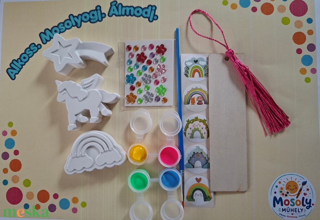 Unikornis kézműves szett - diy (csináld magad) - egységcsomag - Meska.hu