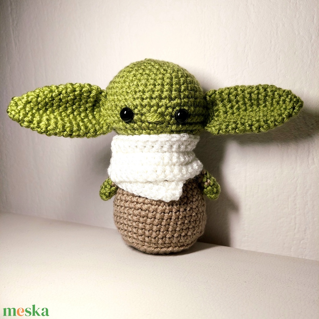 Horgolt Yoda - játék & sport - plüssállat & játékfigura - plüss mesefigurák - Meska.hu Horgolt Yoda - játék & sport - plüssállat & játékfigura - plüss mesefigurák - Meska.hu