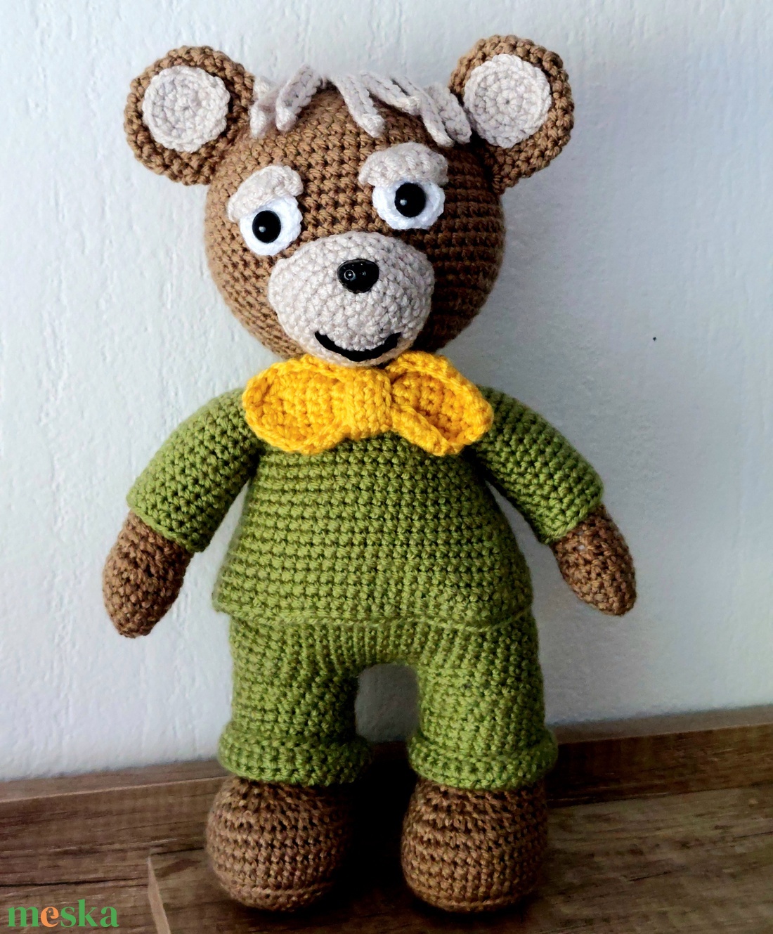 Horgolt  maci - játék & sport - plüssállat & játékfigura - maci - Meska.hu