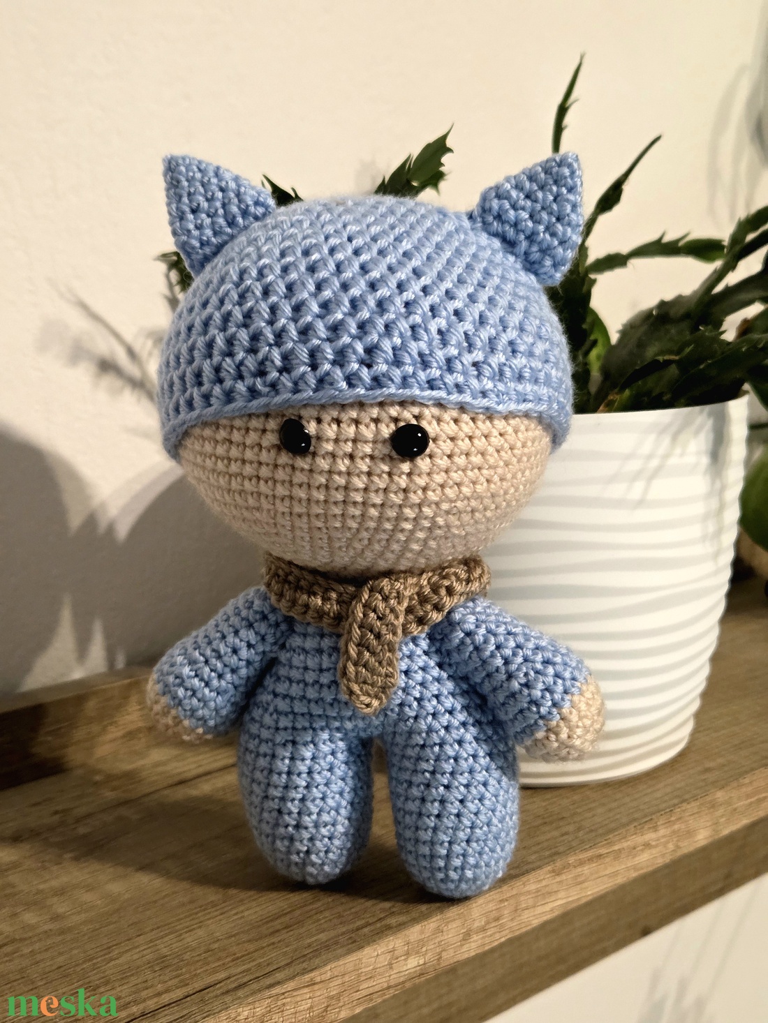 Horgolt mini baba - játék & sport - plüssállat & játékfigura - plüss mesefigurák - Meska.hu