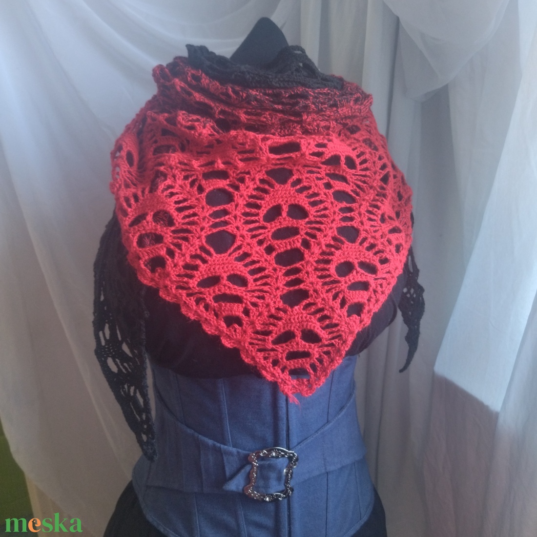 Komonya mintás sál - ruha & divat - sál, sapka, kendő - sál - Meska.hu Komonya mintás sál - ruha & divat - sál, sapka, kendő - sál - Meska.hu