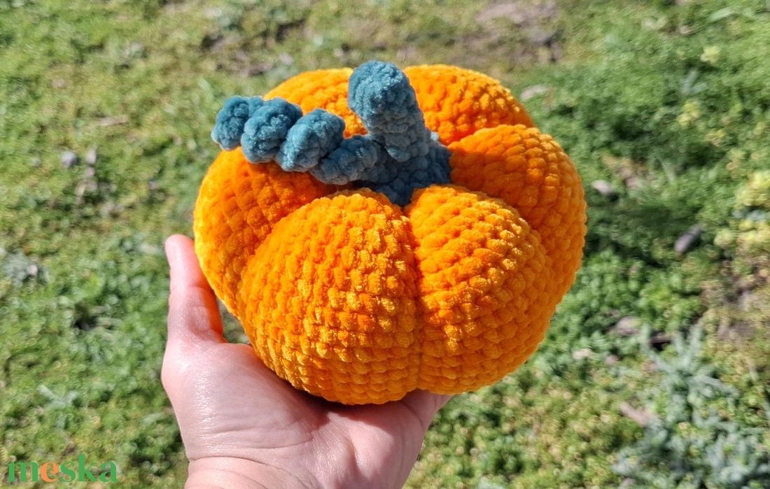Őszi horgolt tök - otthon & életmód - dekoráció - halloween - halloweeni tök - Meska.hu