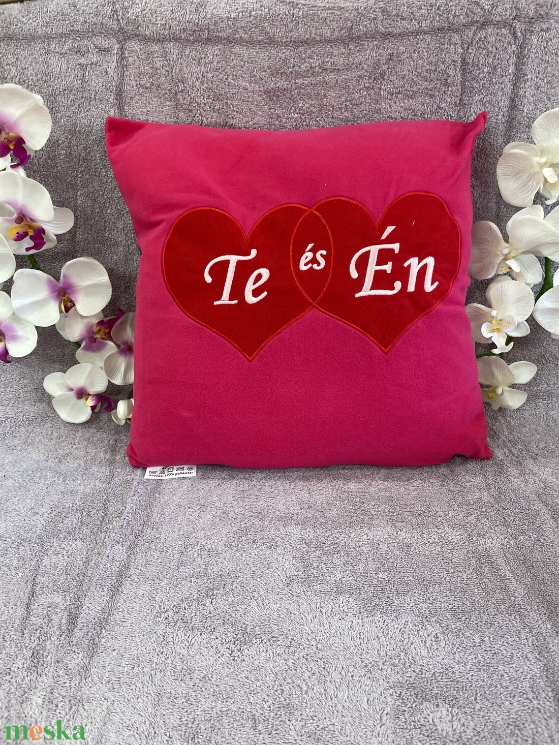 Te és én feliratos mintás párna - otthon & életmód - lakástextil - párna & párnahuzat - Meska.hu Te és én feliratos mintás párna - otthon & életmód - lakástextil - párna & párnahuzat - Meska.hu
