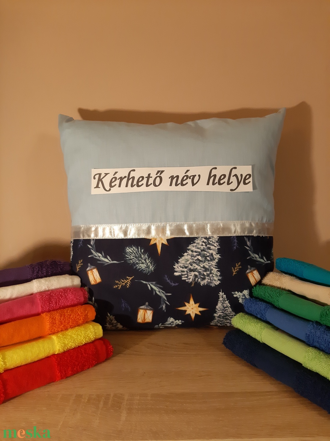 Egyedi névre szóló karácsonyfás párna + törölköző - otthon & életmód - lakástextil - párna & párnahuzat - Meska.hu Egyedi névre szóló karácsonyfás párna + törölköző - otthon & életmód - lakástextil - párna & párnahuzat - Meska.hu