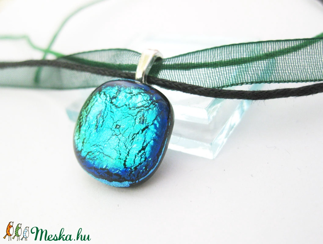 Pici mesetó dichroic üvegékszer medál - - Meska.hu Pici mesetó dichroic üvegékszer medál - - Meska.hu