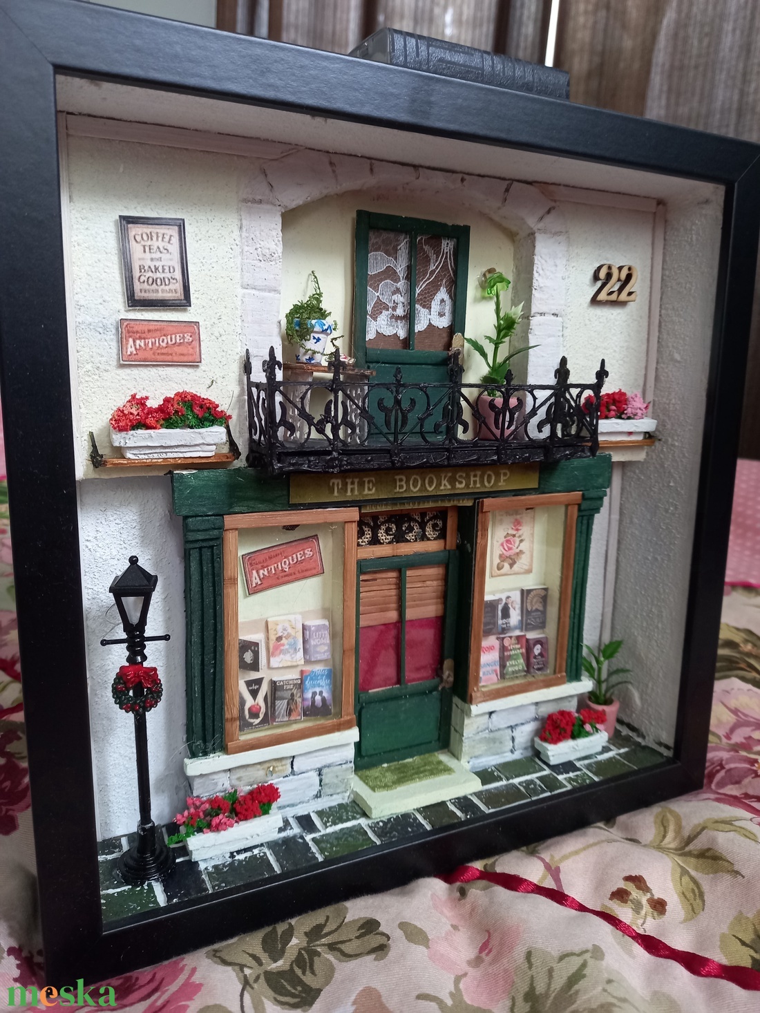 Könyvesbolt a Baker Streeten - miniatűr dobozkép - fali kulcstartó - otthon & életmód - dekoráció - kép & falikép - 3d képek - Meska.hu Könyvesbolt a Baker Streeten - miniatűr dobozkép - fali kulcstartó - otthon & életmód - dekoráció - kép & falikép - 3d képek - Meska.hu