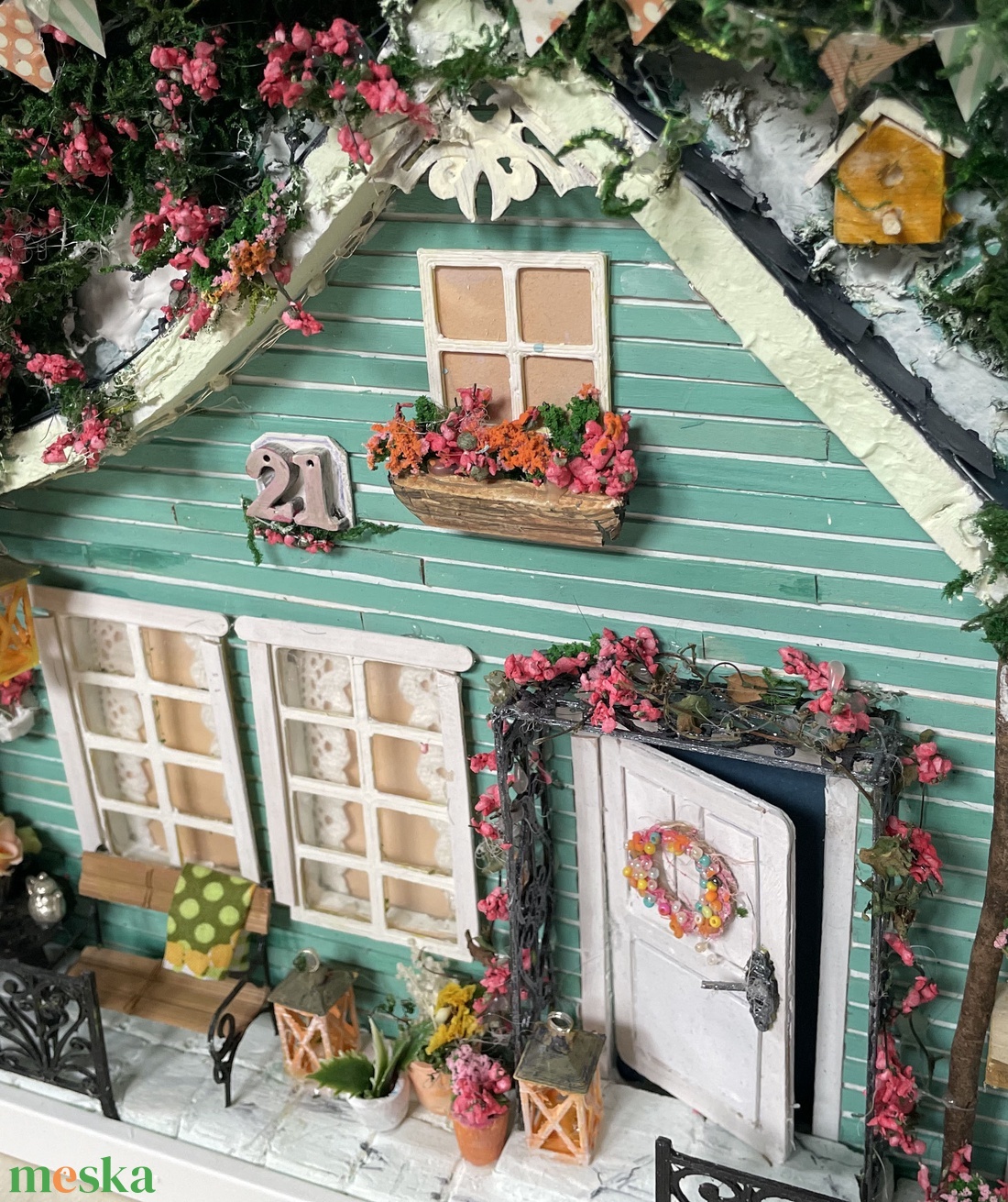 Éva néni háza - miniatűr dobozkép keretben - otthon & életmód - dekoráció - kép & falikép - 3d képek - Meska.hu Éva néni háza - miniatűr dobozkép keretben - otthon & életmód - dekoráció - kép & falikép - 3d képek - Meska.hu