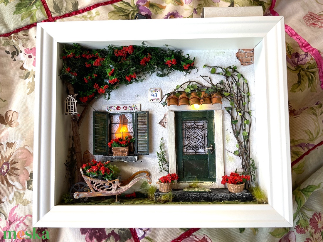 Begónia utca 41- miniatűr dobozkép - fali kulcstartó - otthon & életmód - dekoráció - kép & falikép - 3d képek - Meska.hu Begónia utca 41- miniatűr dobozkép - fali kulcstartó - otthon & életmód - dekoráció - kép & falikép - 3d képek - Meska.hu