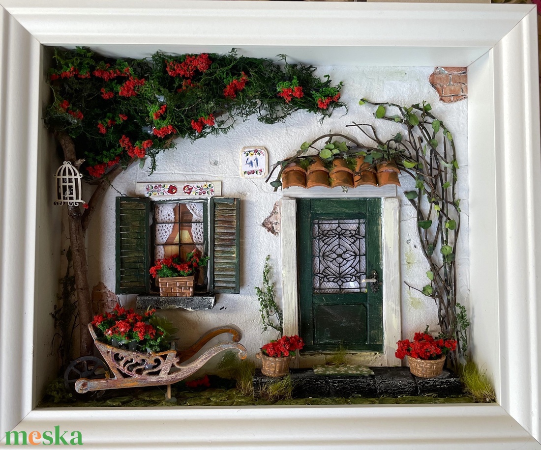 Begónia utca 41- miniatűr dobozkép - fali kulcstartó - otthon & életmód - dekoráció - kép & falikép - 3d képek - Meska.hu Begónia utca 41- miniatűr dobozkép - fali kulcstartó - otthon & életmód - dekoráció - kép & falikép - 3d képek - Meska.hu