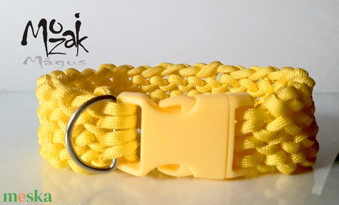 Paracord kutyanyakörv Napfényes - otthon & életmód - kisállatoknak - kutyáknak - kutya nyakörv - Meska.hu Paracord kutyanyakörv Napfényes - otthon & életmód - kisállatoknak - kutyáknak - kutya nyakörv - Meska.hu
